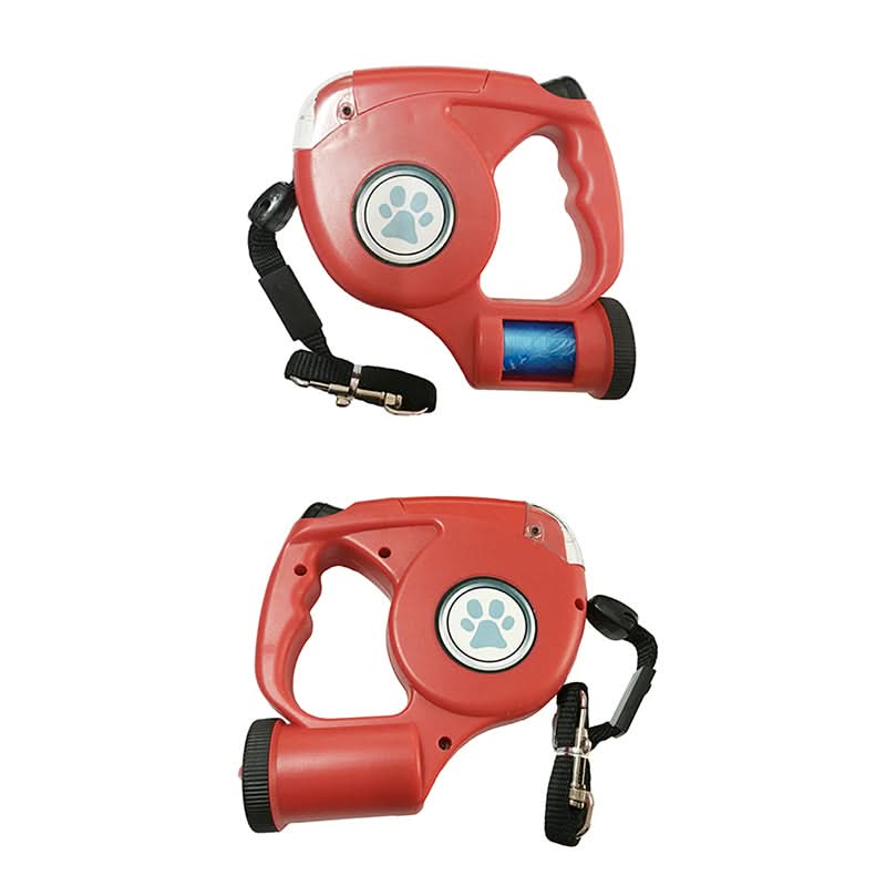 LumenStride LED Dog Leash With Integrated Flashlight For Safe Walks