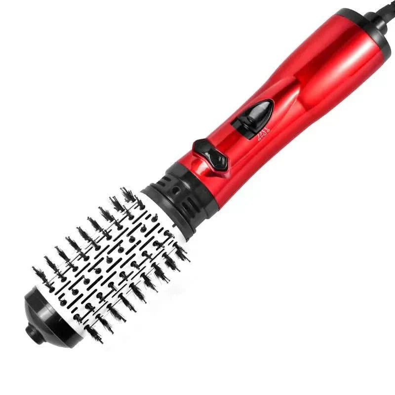 GlamNova 3-In-1 Electric Hair Styler With Hairdryer, Brush And Curling Iron
