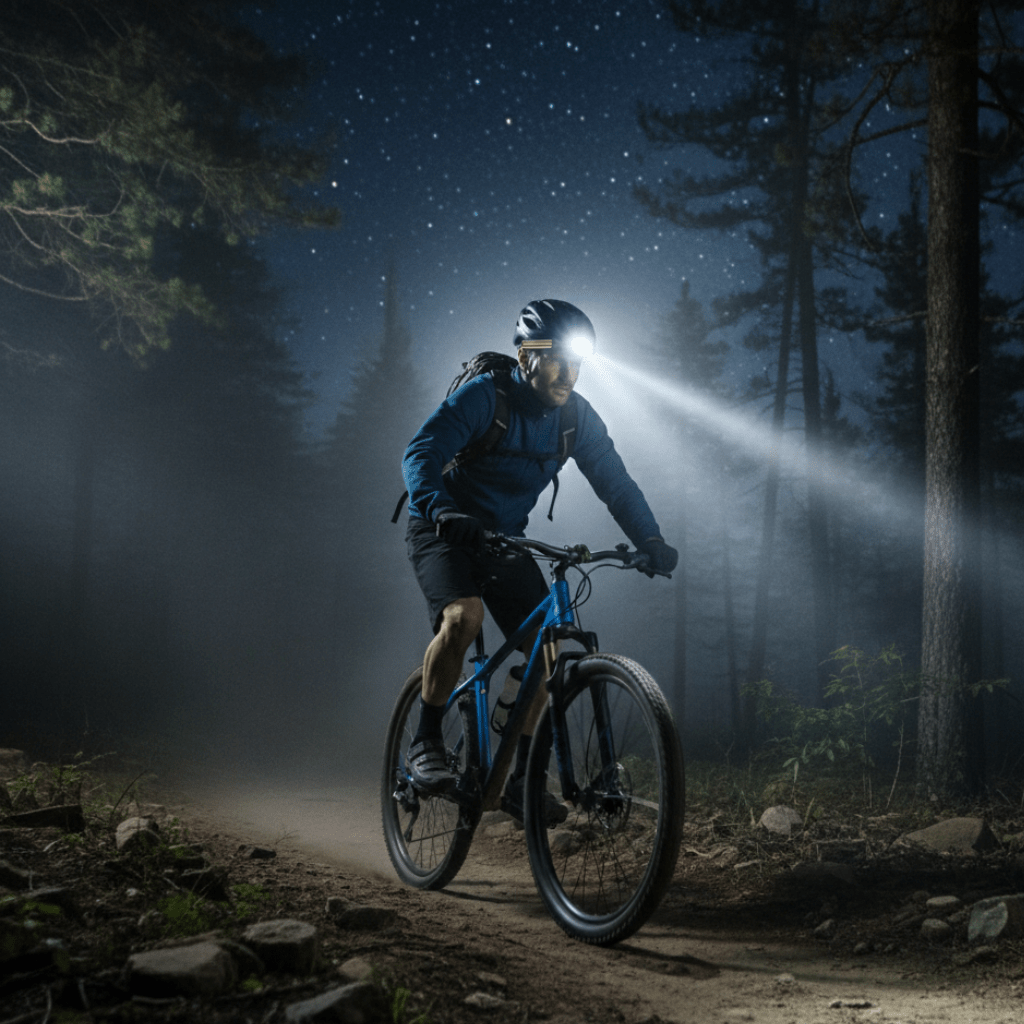 LumaTrail USB LED Headlamp 500 Lm With Multi Mode Outdoor Lighting