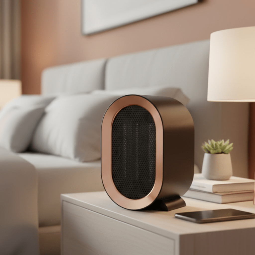 AeroNest Mini Electric Heater With Ceramic Fan And Energy-Saving Room Heat