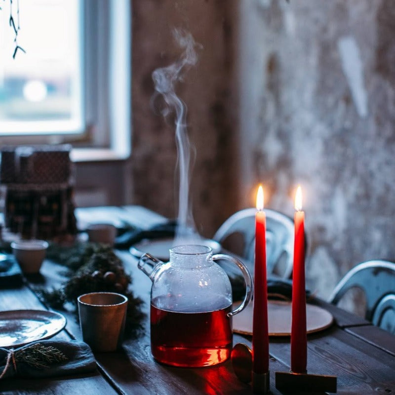 Scandinavian Style Glass Tea Set For Home Tea Service And Gatherings