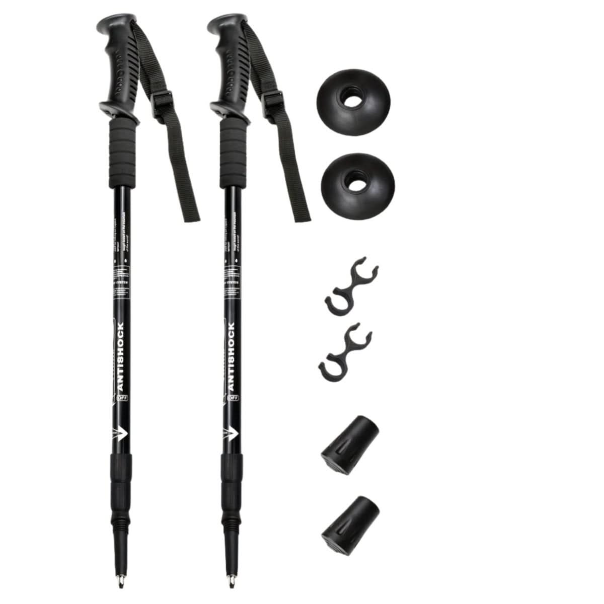 Aluminium Trekking Poles For Hikers With Lightweight Shock Absorbing Support