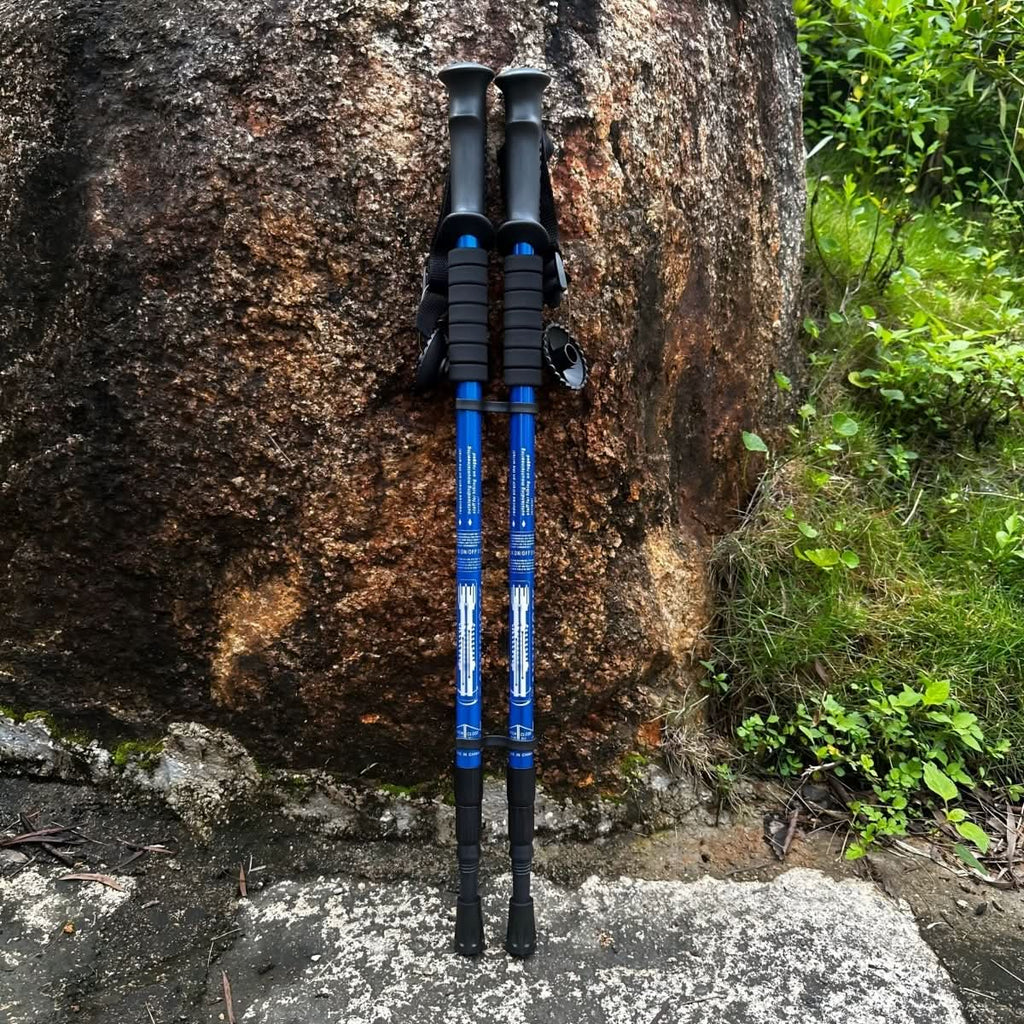 Aluminium Trekking Poles For Hikers With Lightweight Shock Absorbing Support