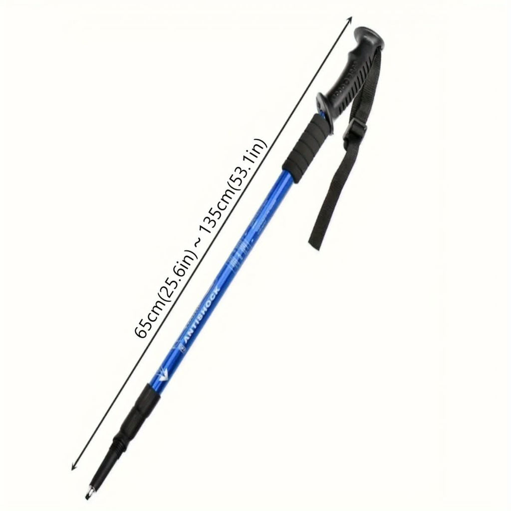 Aluminium Trekking Poles For Hikers With Lightweight Shock Absorbing Support