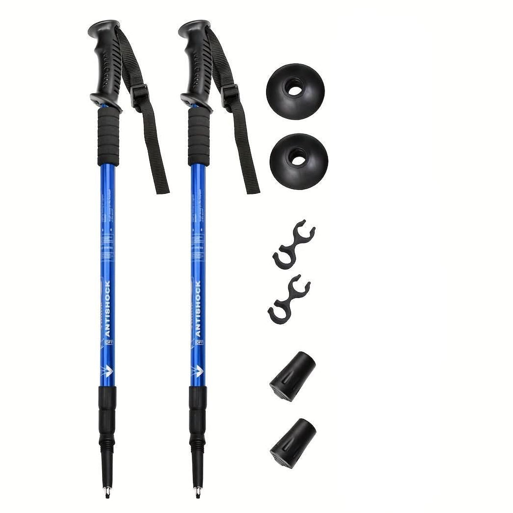 Aluminium Trekking Poles For Hikers With Lightweight Shock Absorbing Support
