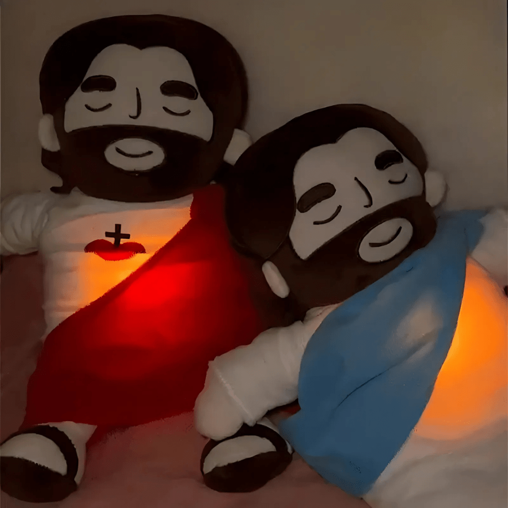 GraceHaven Peluche di Gesù per Sonno Tranquillo e Comfort