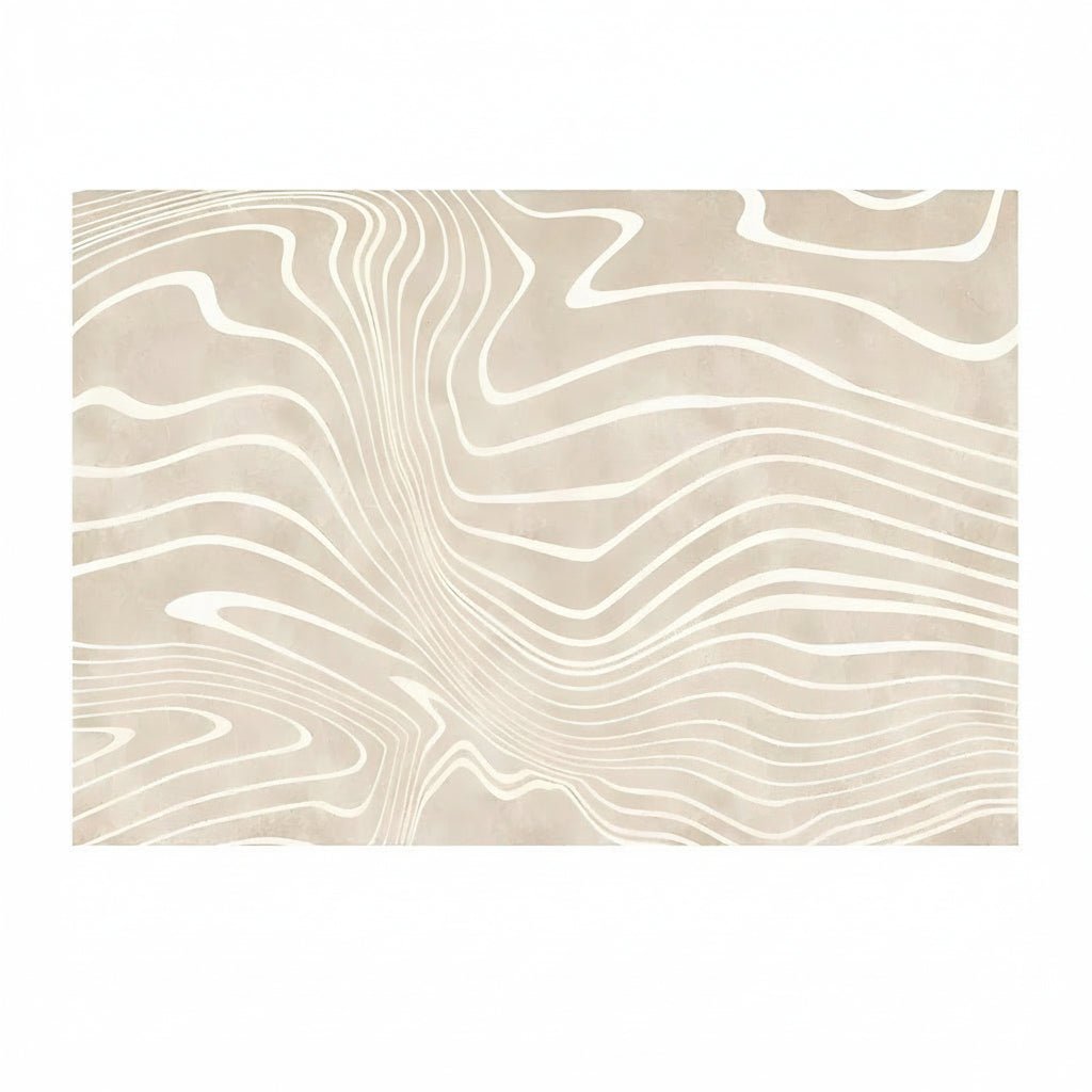 CalmHaven Tappeto Contemporaneo Lavabile con Texture Morbida