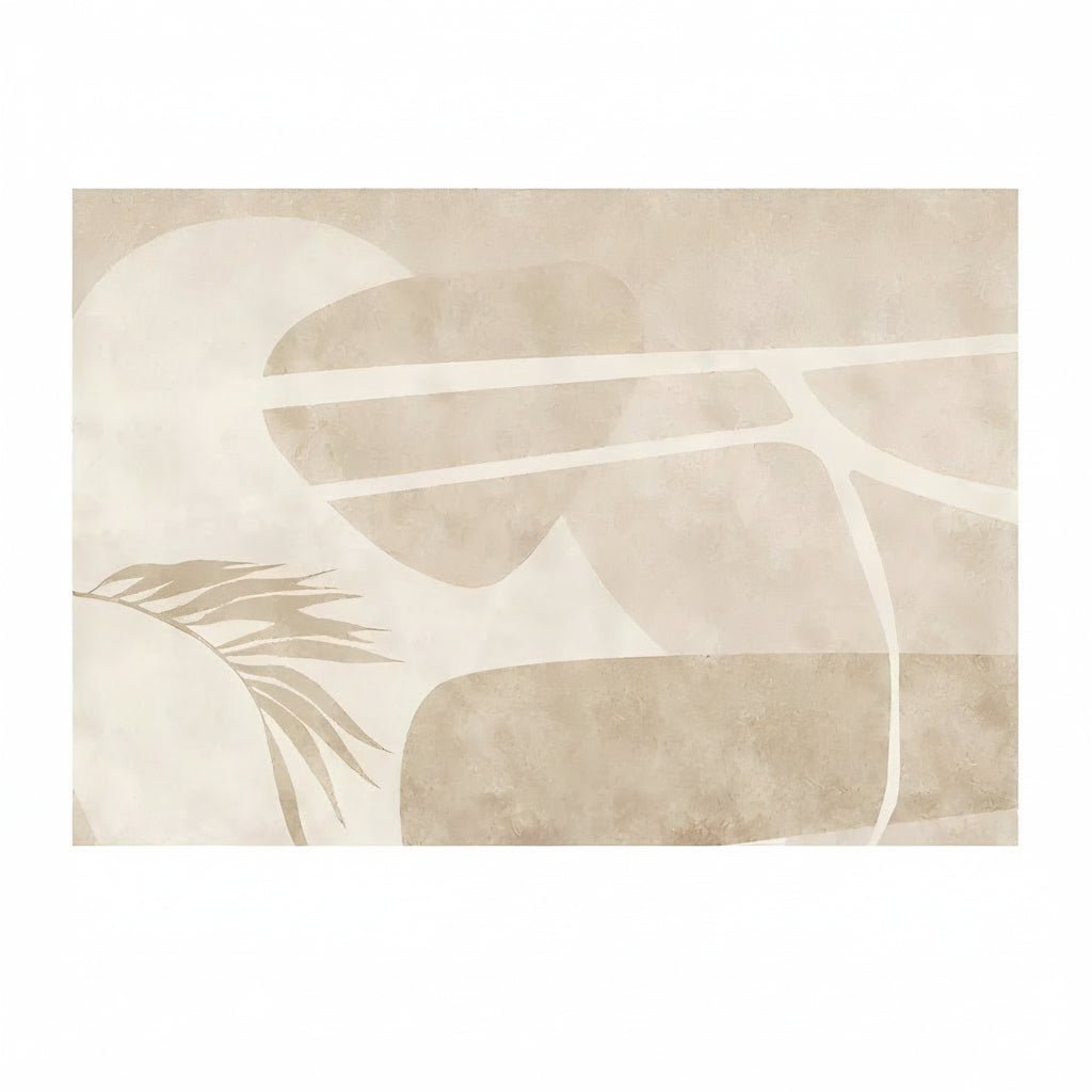 CalmHaven Tappeto Contemporaneo Lavabile con Texture Morbida
