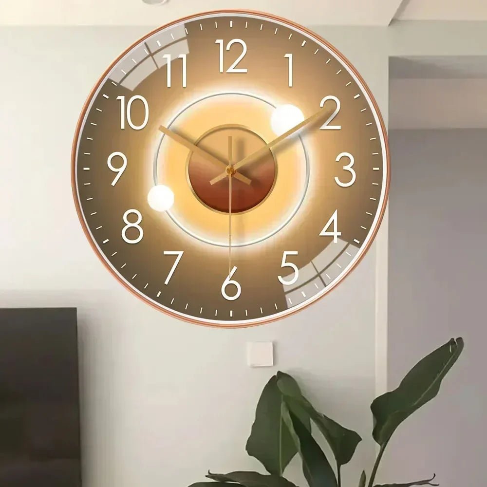 CalmTime tichý nástěnný hodiny s minimalistickým ciferníkem a elegantním povrchem