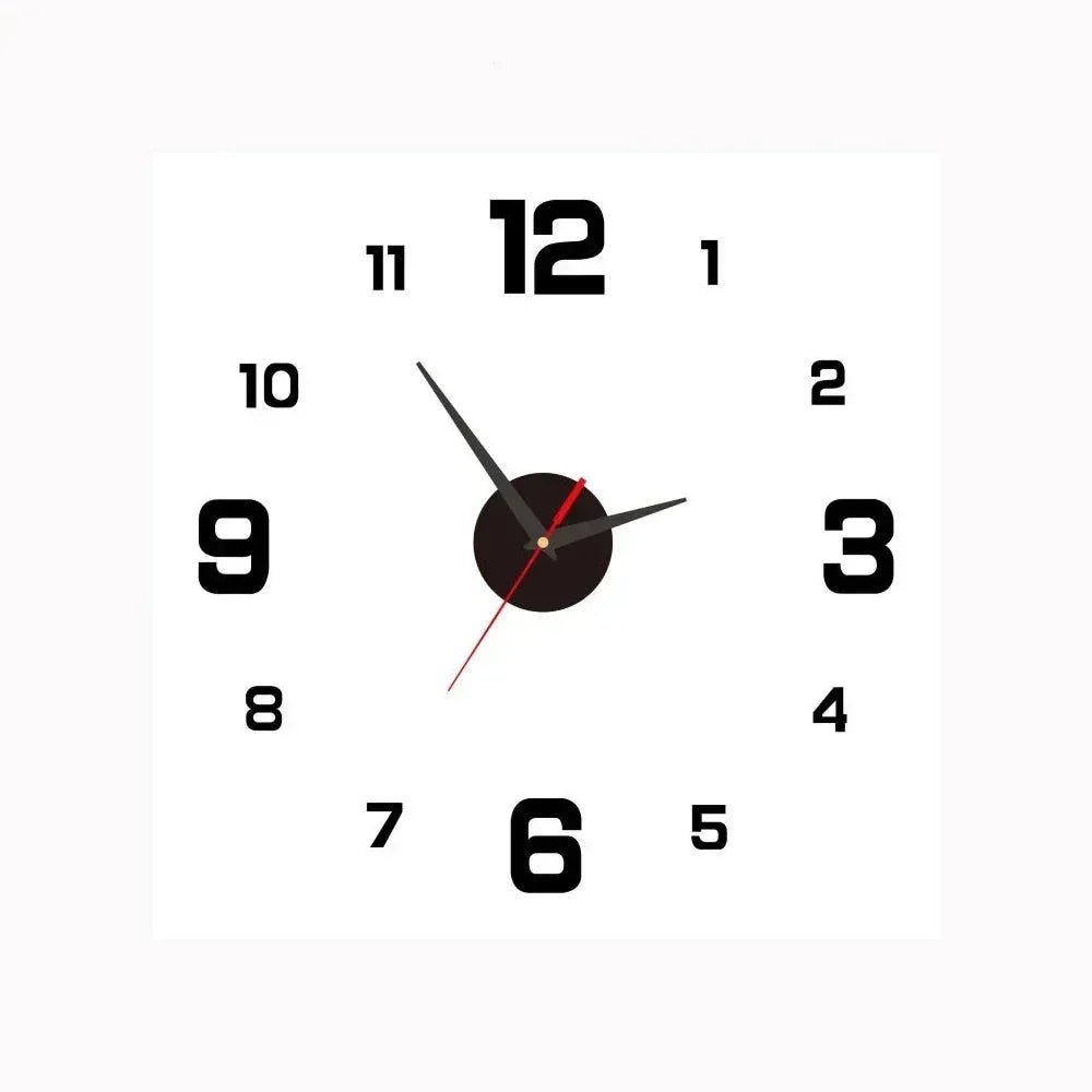 CalmTime tichý nástěnný hodiny s minimalistickým ciferníkem a elegantním povrchem