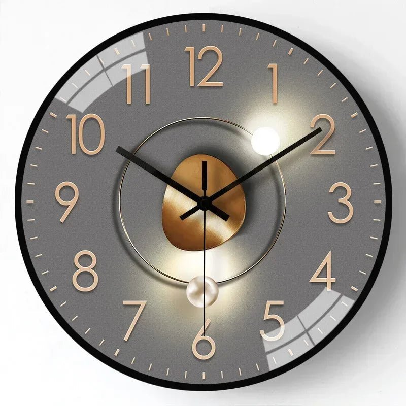 CalmTime tichý nástěnný hodiny s minimalistickým ciferníkem a elegantním povrchem