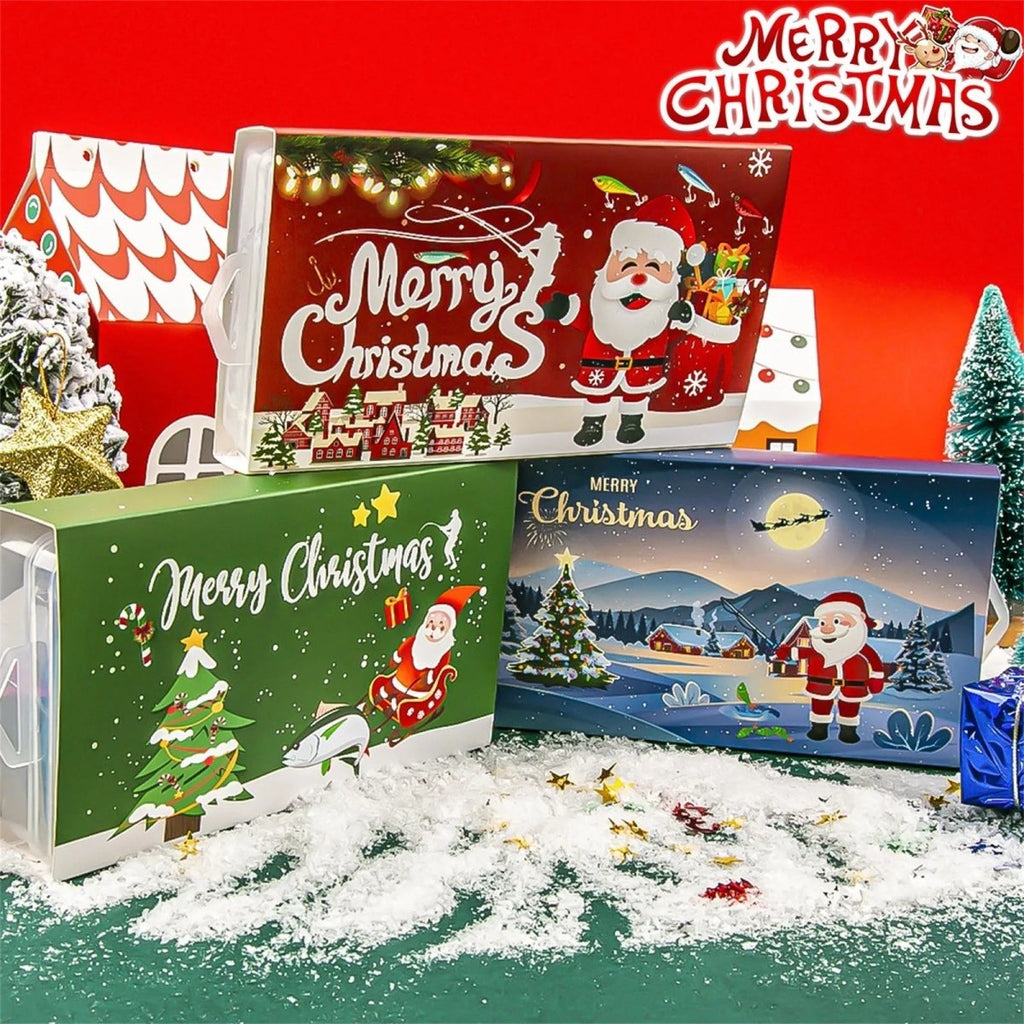 Dárková sada adventního kalendáře s 73dílnými rybářskými doplňky ArcQuest