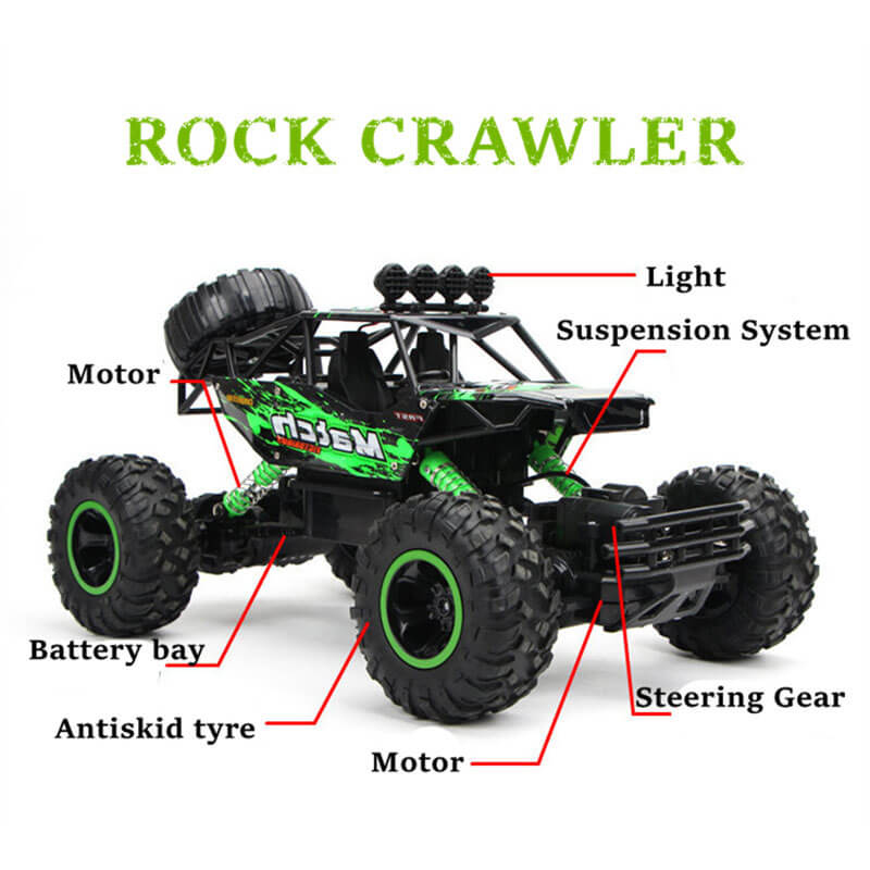 TrailBlaze X1 4WD Monster Off-Road RC Truck For Kids And Adults