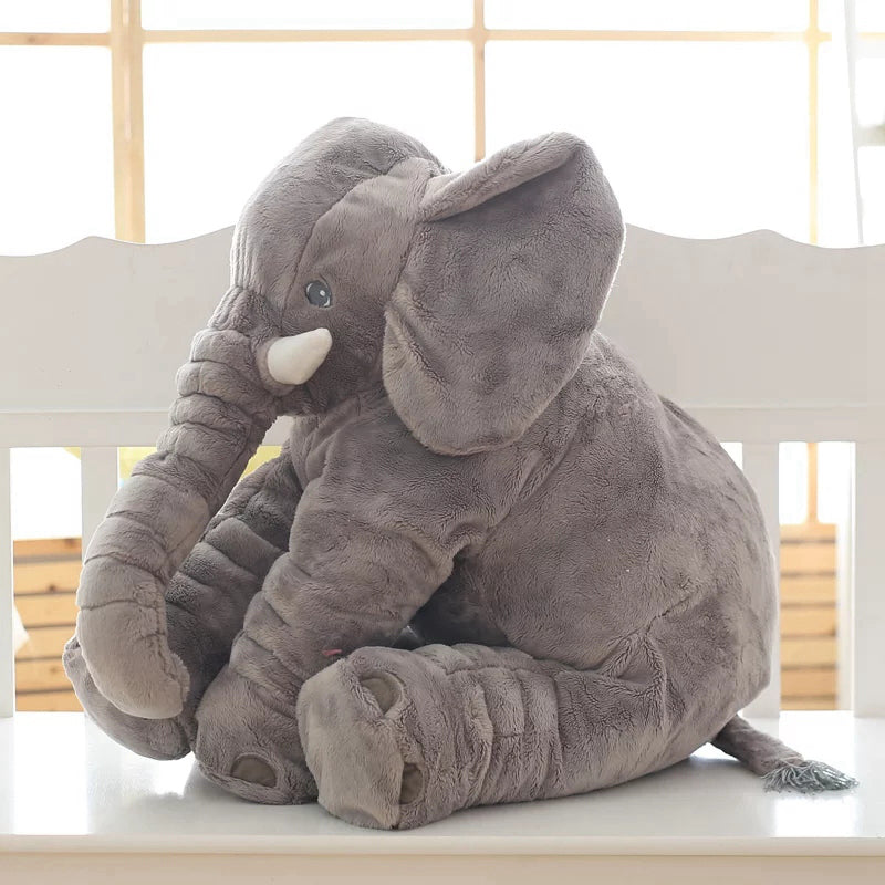 Almohada de peluche elefante Little Jax para niños, juguete suave para abrazar en dos tamaños