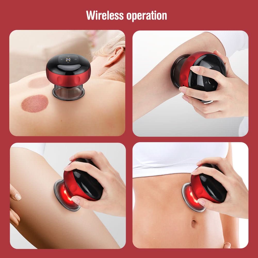 FlowPulse Electric Cupping Set for Cellulite Treatment and Muscle Relaxation