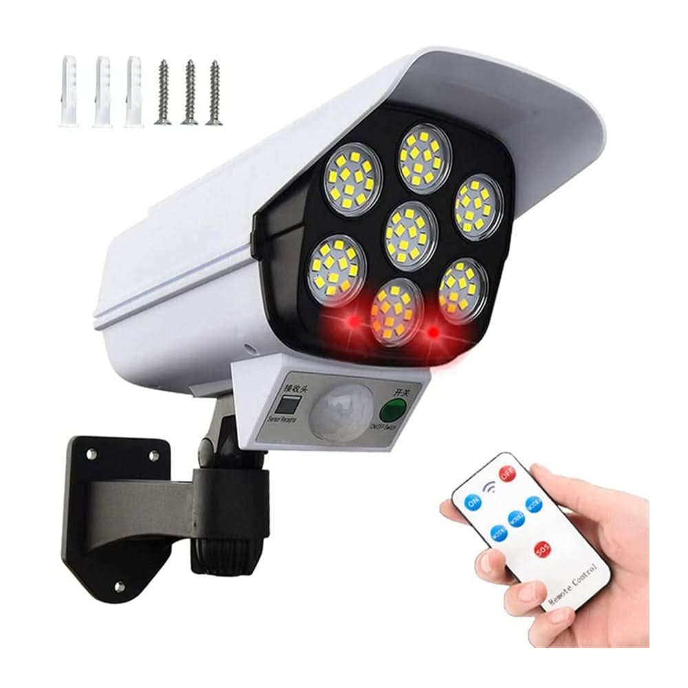 Smart Solar Reflector With Motion Sensor For Security And Lighting