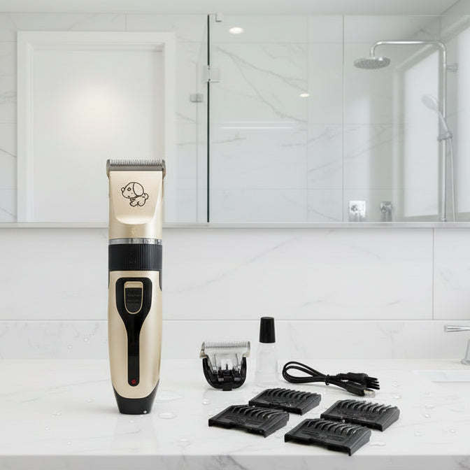 PawsPro Groomer: Professional Dog Trimmer With Brush for All Coat Types