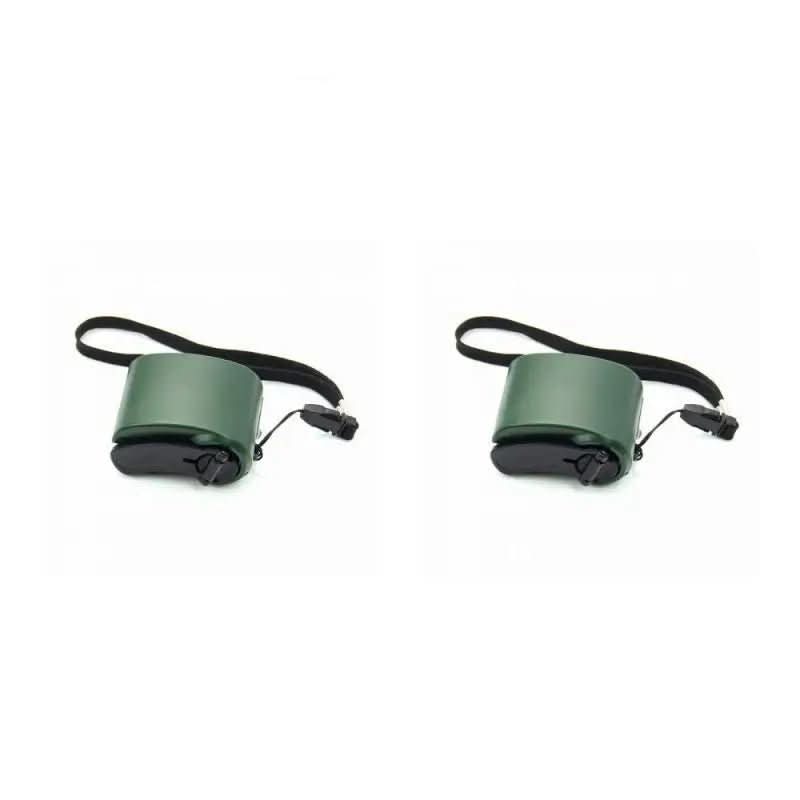 PulseCharge Tragbares Handkurbel-Notladegerät mit USB und LED