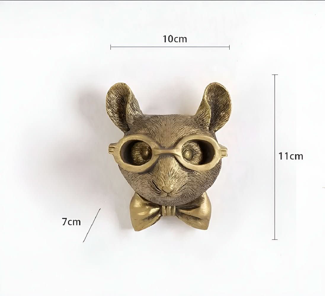 Creature Craft háčky Ručně vyráběné nástěnné háčky ve tvaru zvířat pro stylové uspořádání