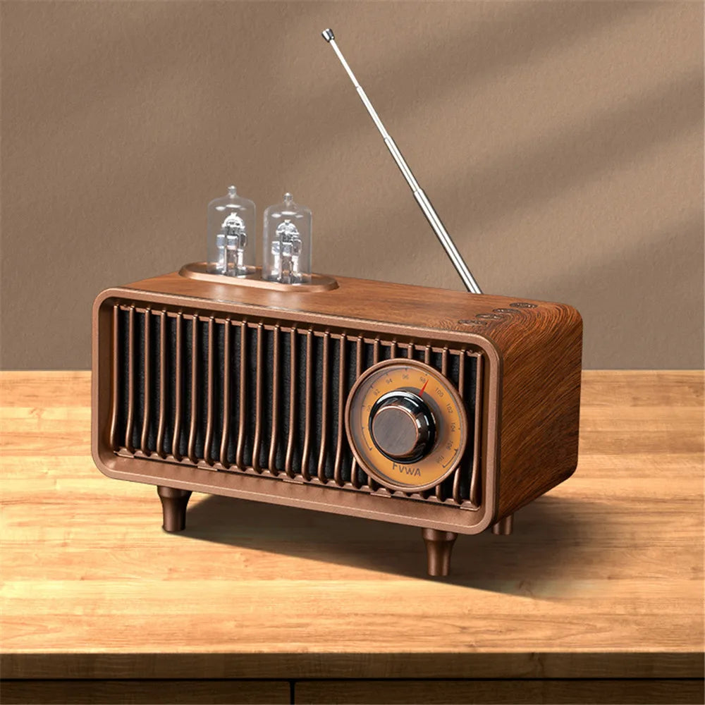 Bluetooth reproduktor RetroGroove Radio s klasickým retro designem