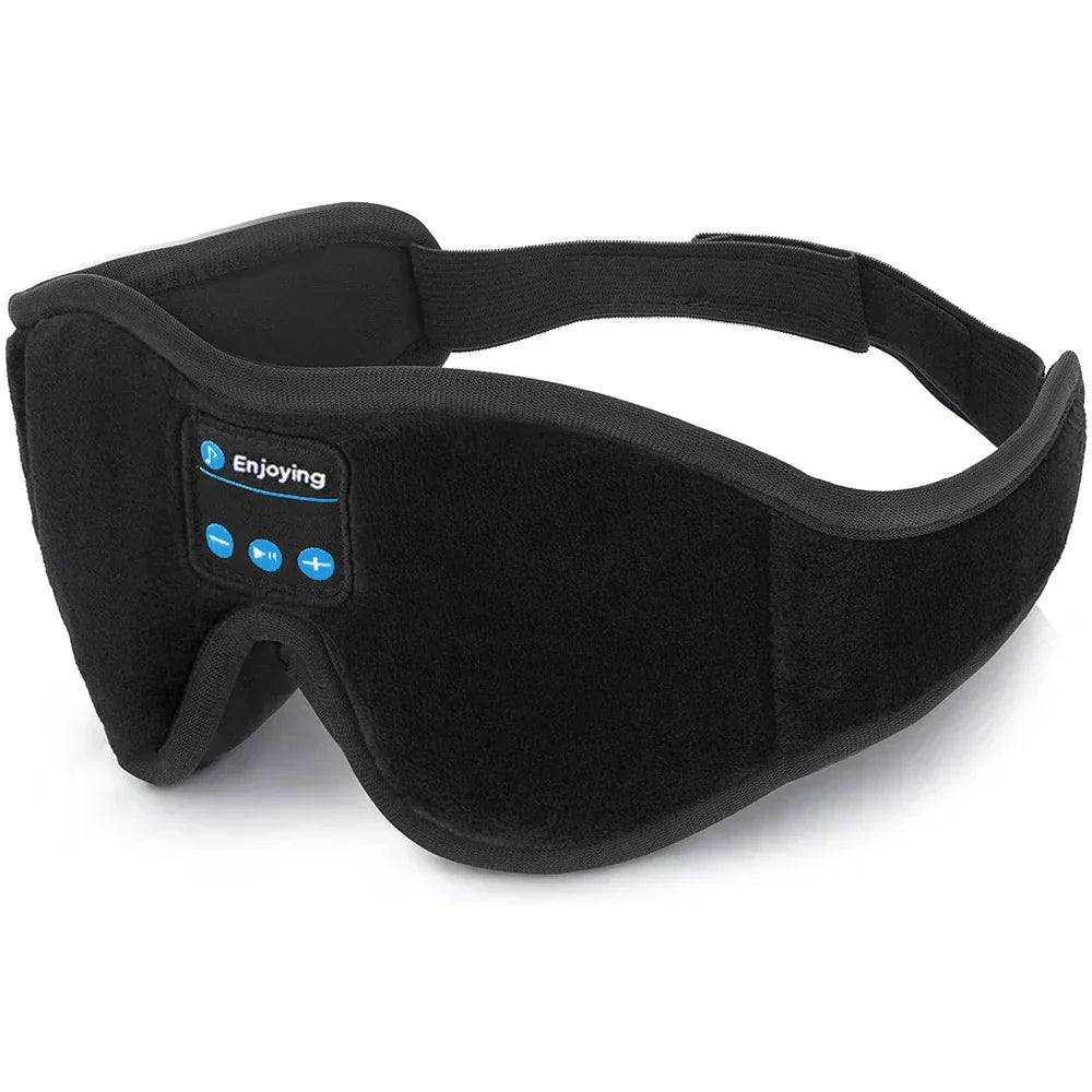 SomnoEase Maschera per Dormire Bluetooth con Musica e Design 3D Confortevole
