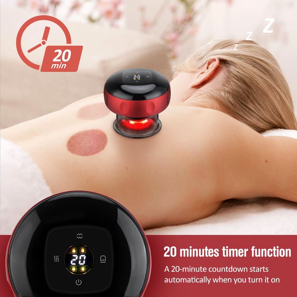FlowPulse Electric Cupping Set for Cellulite Treatment and Muscle Relaxation