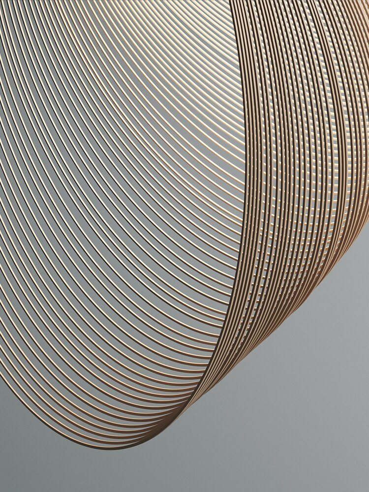 Aurra Scandi Abstract Pendant Light Suspended Nordic Ceiling Fixture