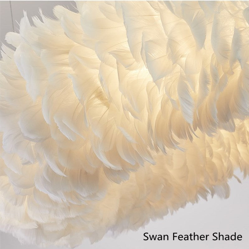 Severské závěsné svítidlo Aurora Feather pro obývací pokoje