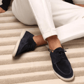 Mocassini Eleganti da Uomo in Pelle con Lacci per Stile e Comfort
