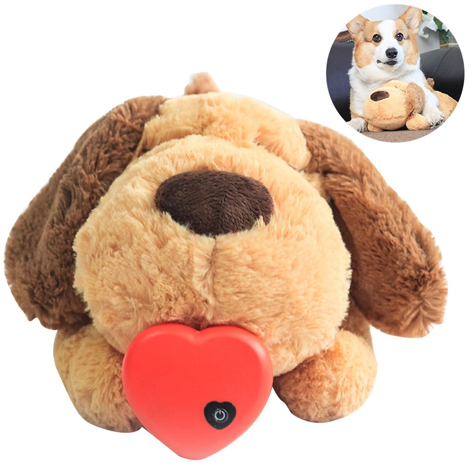 CozyPaws Peluche Coccoloso Battito Cardiaco per Calmare i Cuccioli