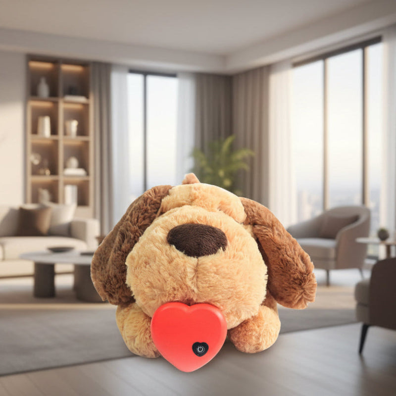 CozyPaws Peluche Coccoloso Battito Cardiaco per Calmare i Cuccioli