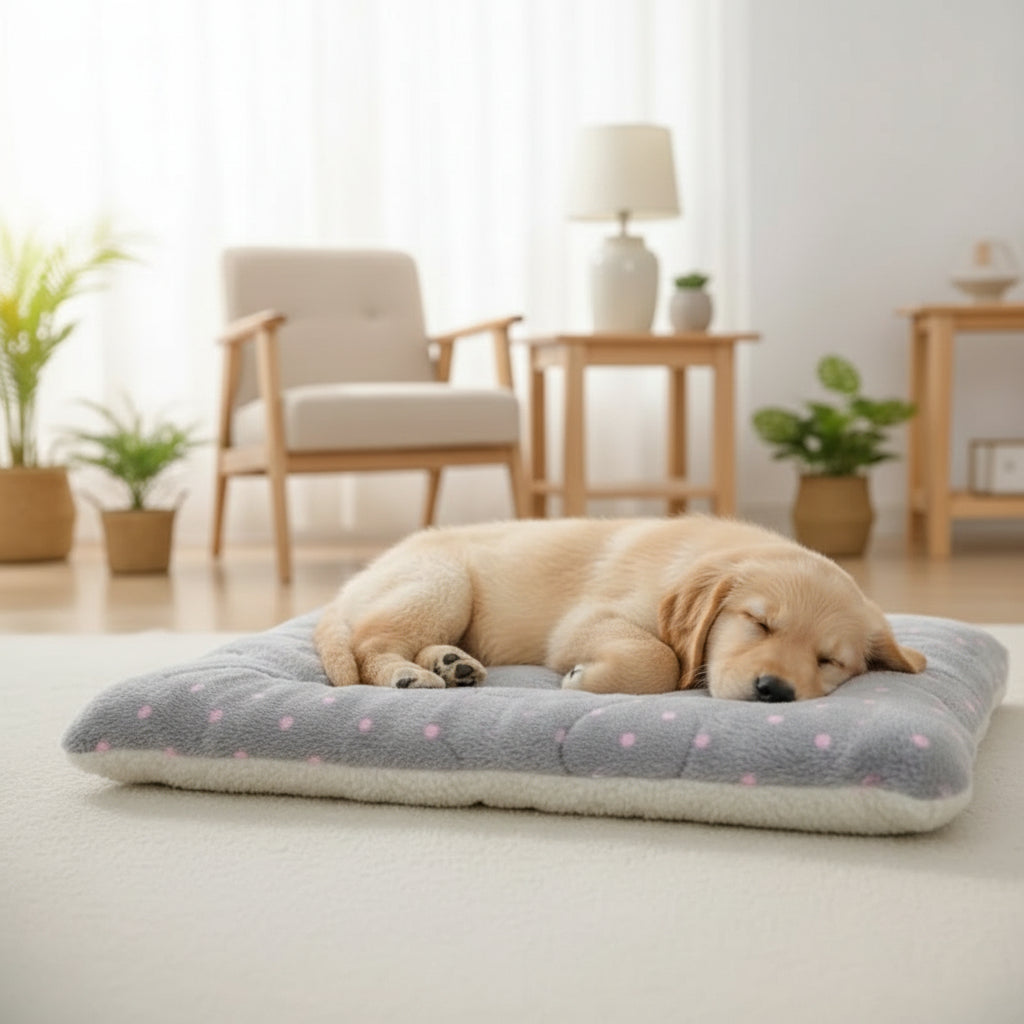 Cozy Cloud Flauschiges Fleece-Kissen für entspannten Haustierschlaf