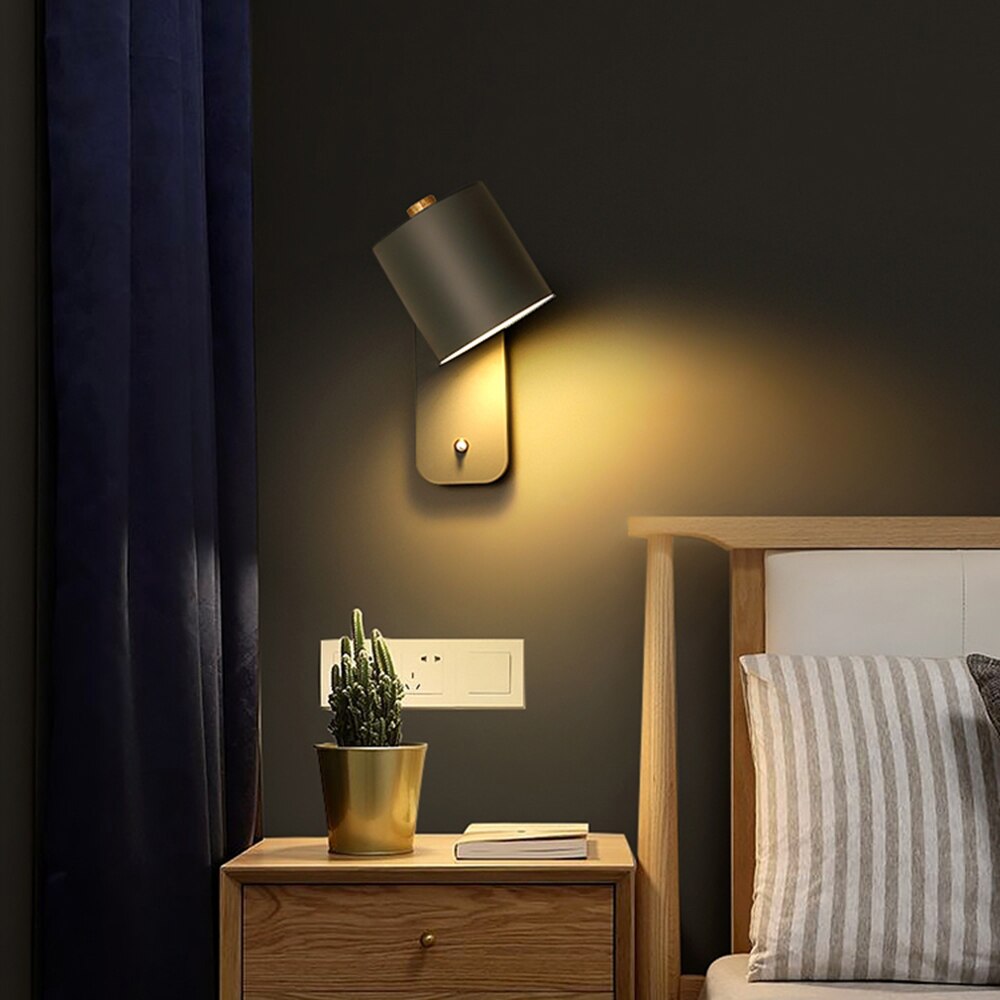 NovaLux Hallway LED Wall Lamp With Switch For Modern Home Lighting