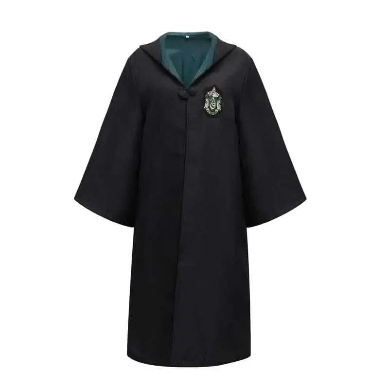 MageWorks Hogwarts Troldmandskostume med Kappe og Tilbehør til Børn og Voksne