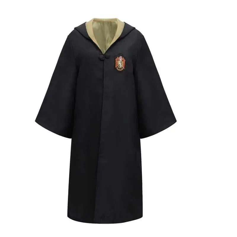 MageWorks Hogwarts Troldmandskostume med Kappe og Tilbehør til Børn og Voksne