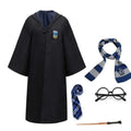 Costum de Vrăjitor Hogwarts MageWorks cu Pelerină și Accesorii pentru Copii și Adulți