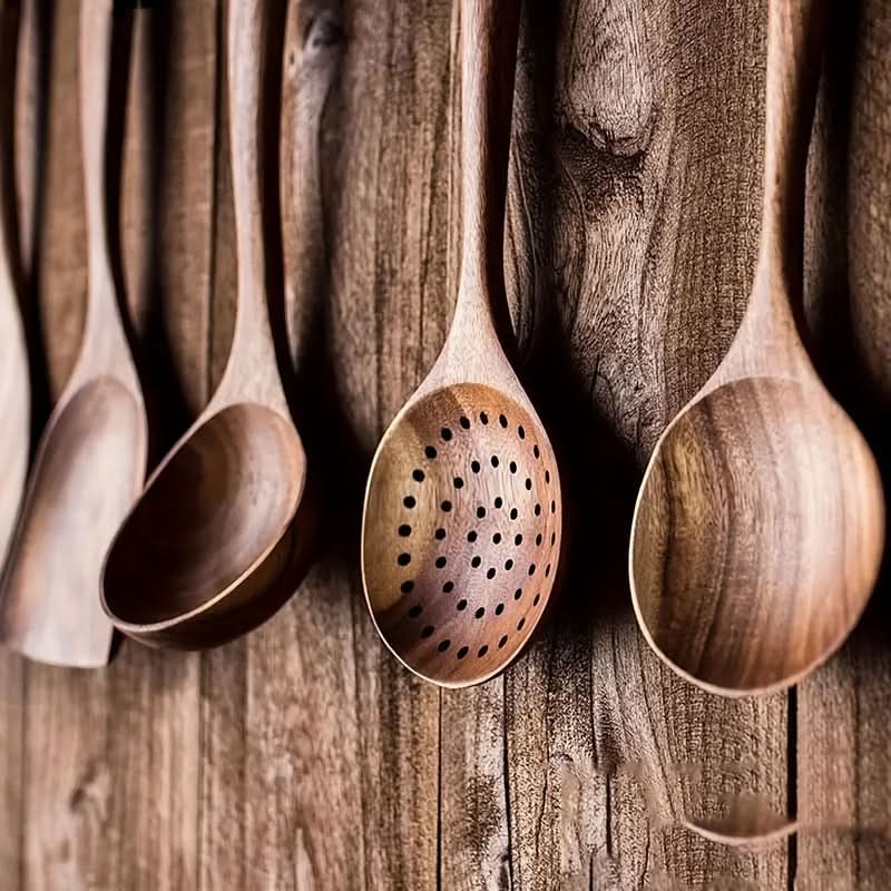 Everwood Sada kuchyňského náčiní udržitelná a stylová pro každé vaření