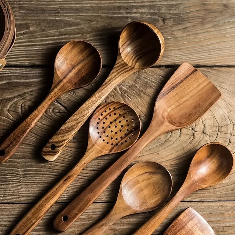 Everwood Sada kuchyňského náčiní udržitelná a stylová pro každé vaření