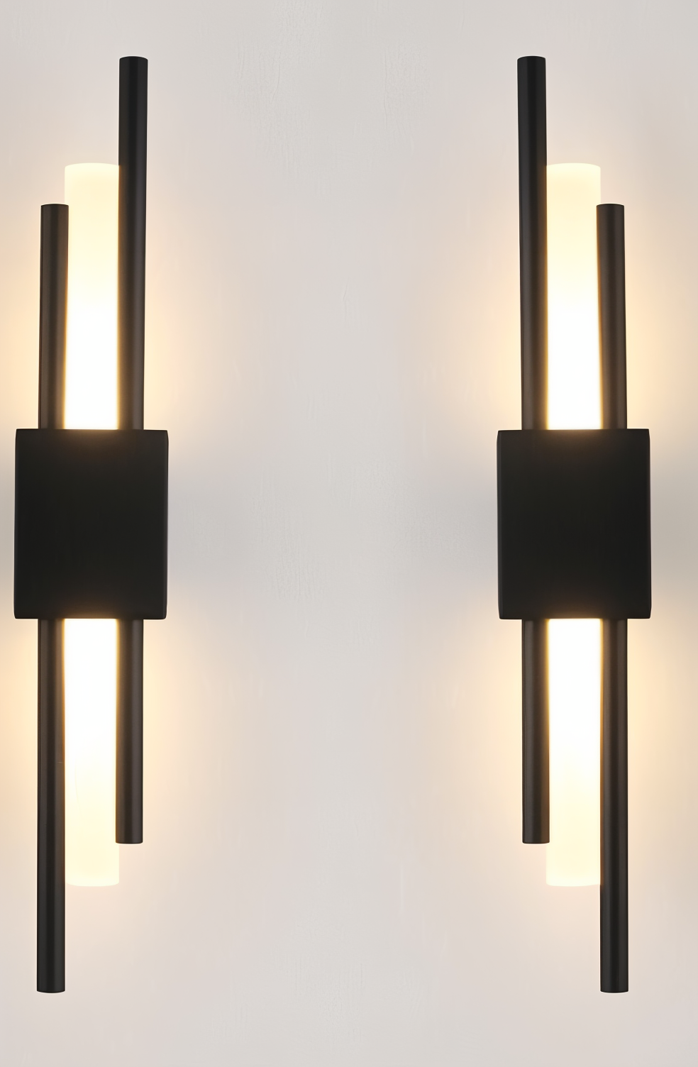 NobleGlow Wall Light In Gold And Black With Luxurious Linear Design And Adjustable Lighting