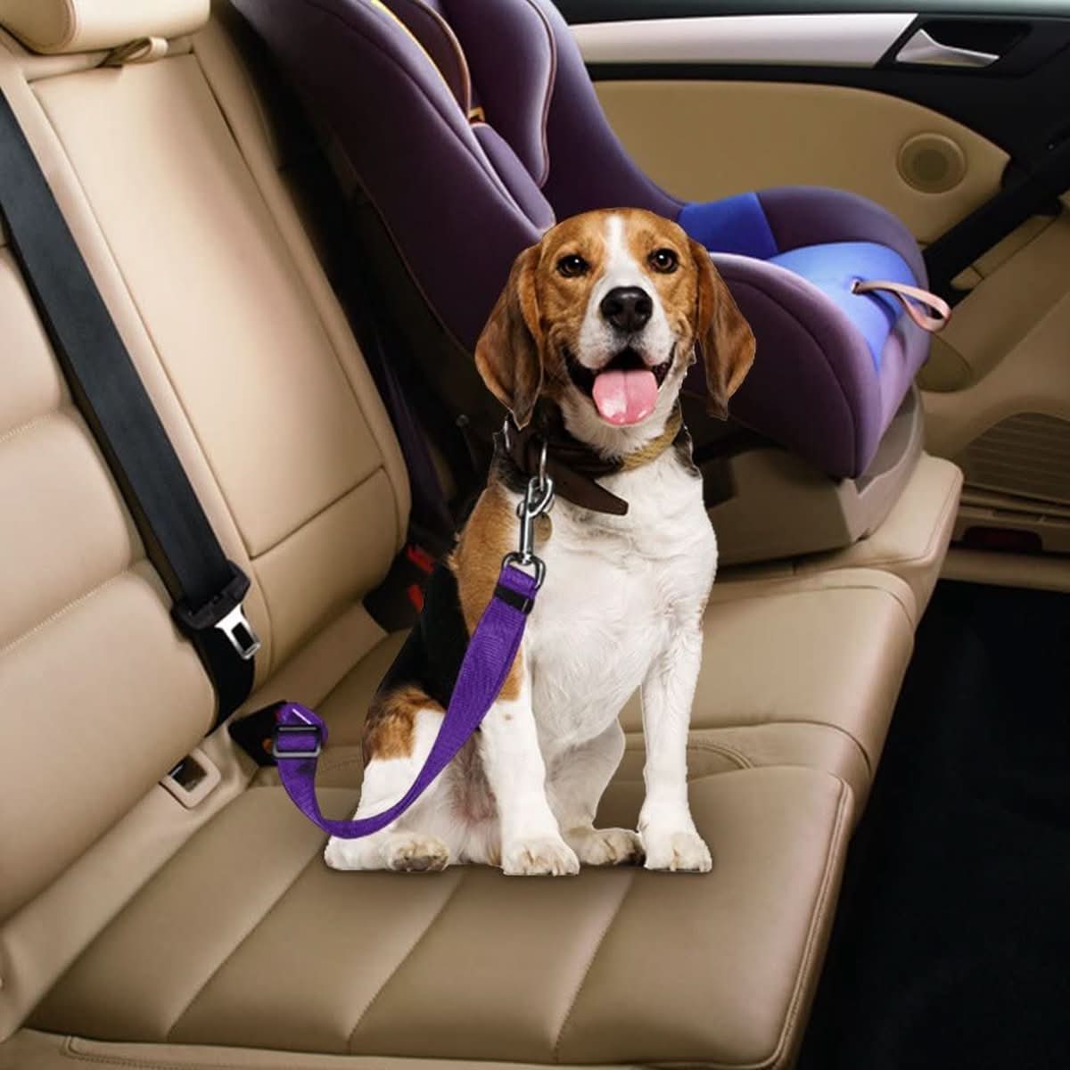 PetGuard Verstellbarer Autosicherheitsgurt für Haustiere auf Reisen