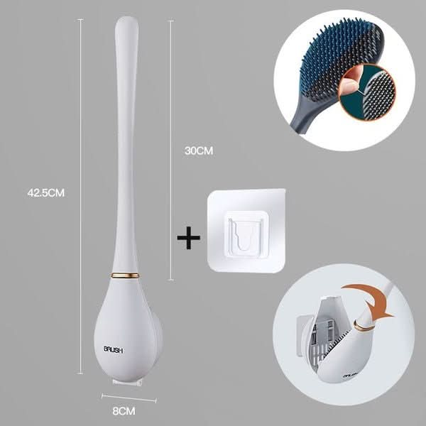 PureSense Hygienický silikonový WC kartáč s držákem