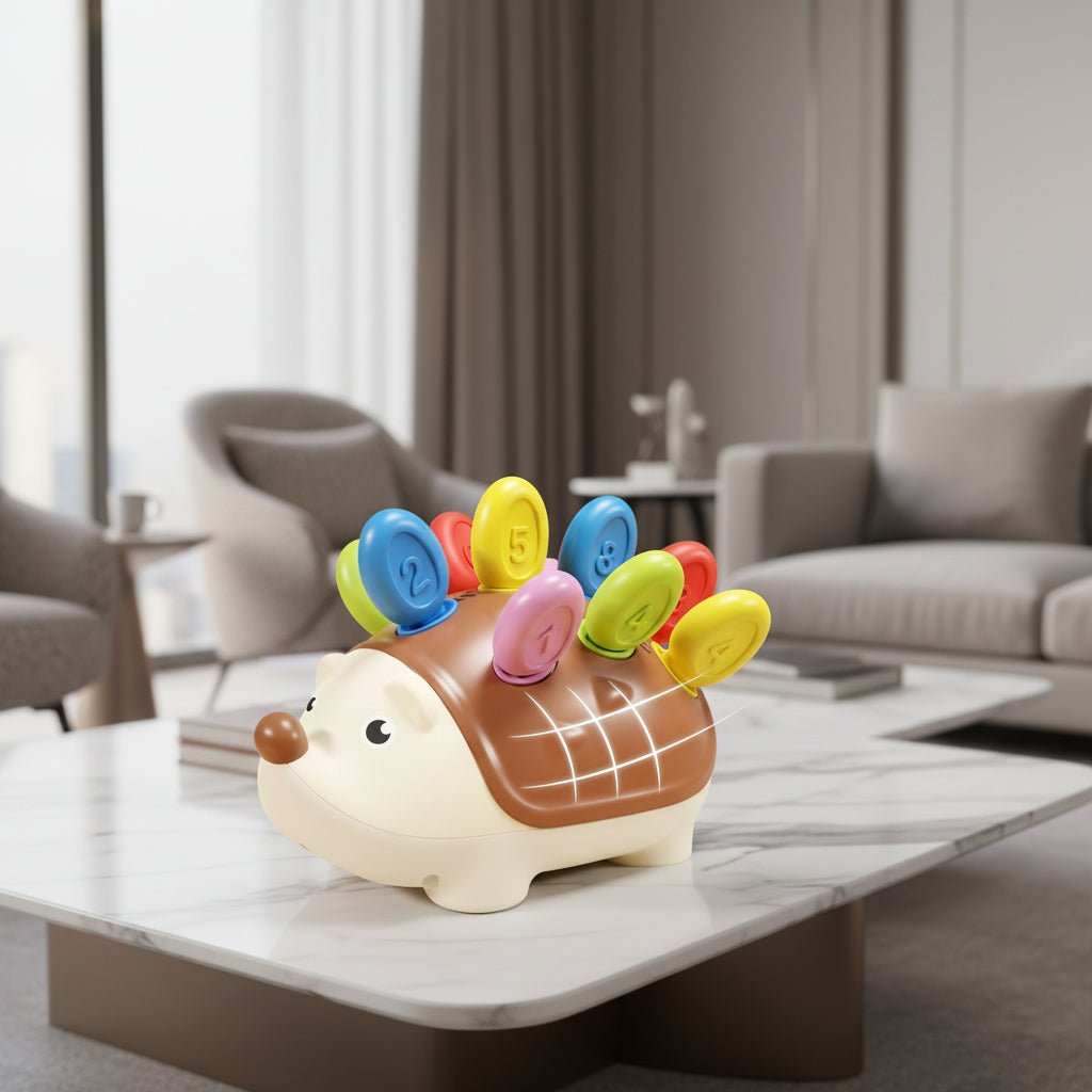 Montessori Hedgehog Color and Number Toy for Toddlers