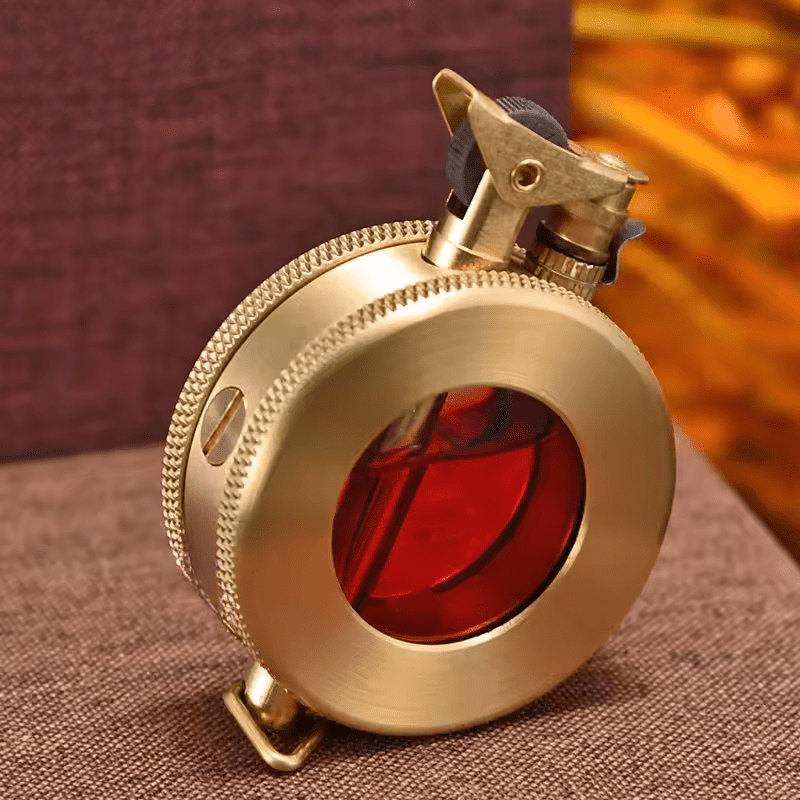 NovaForge Retro Storm Lighter With Sturdy Metal Housing