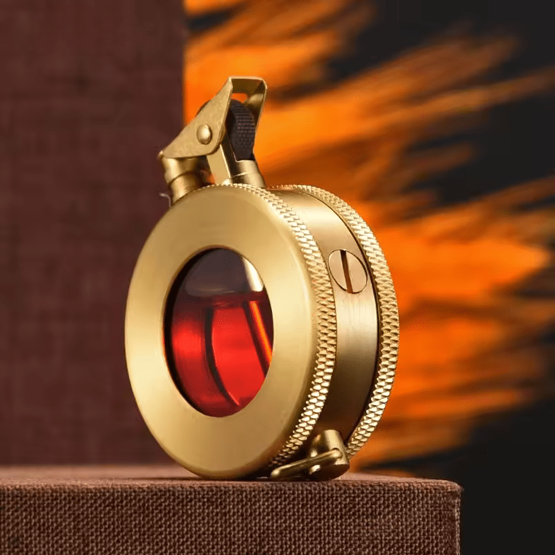 NovaForge Retro Storm Lighter With Sturdy Metal Housing
