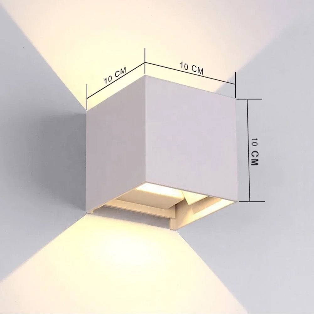 LuminaCube Applique da Parete con Sensore di Movimento per Uso Domestico Facile