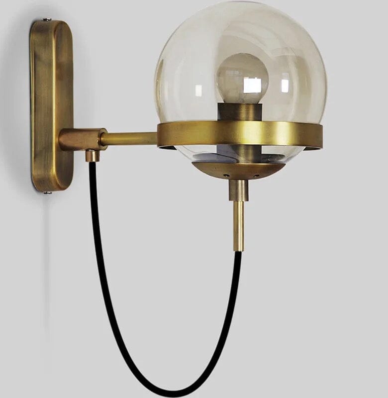 LumiSphere Modern Wall Lamp - Iron Sphere Light Fixture