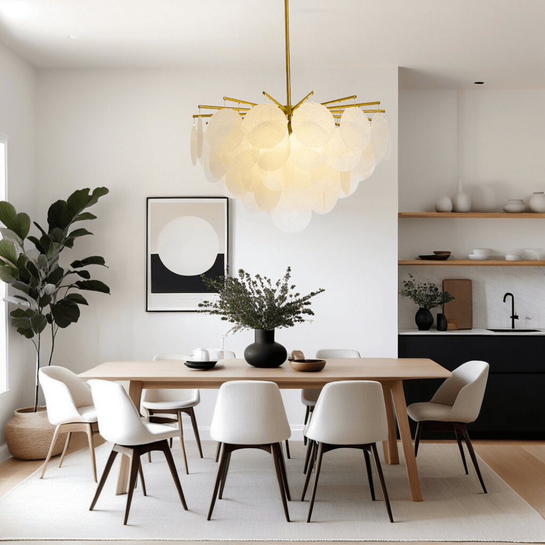 Lumenvale Eco-Friendly Frosted Glass Ceiling Pendant Lamp