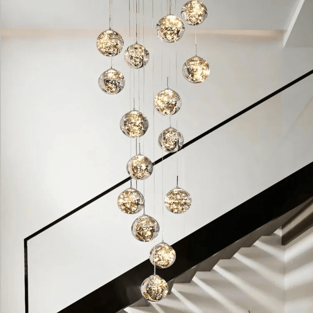 Bella Glass Ball Chandelier | Fervei