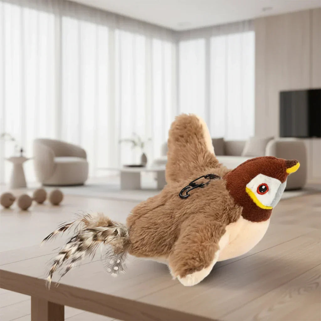 PurrPulse Interactive Plush Cat Toy For Energetic Cats