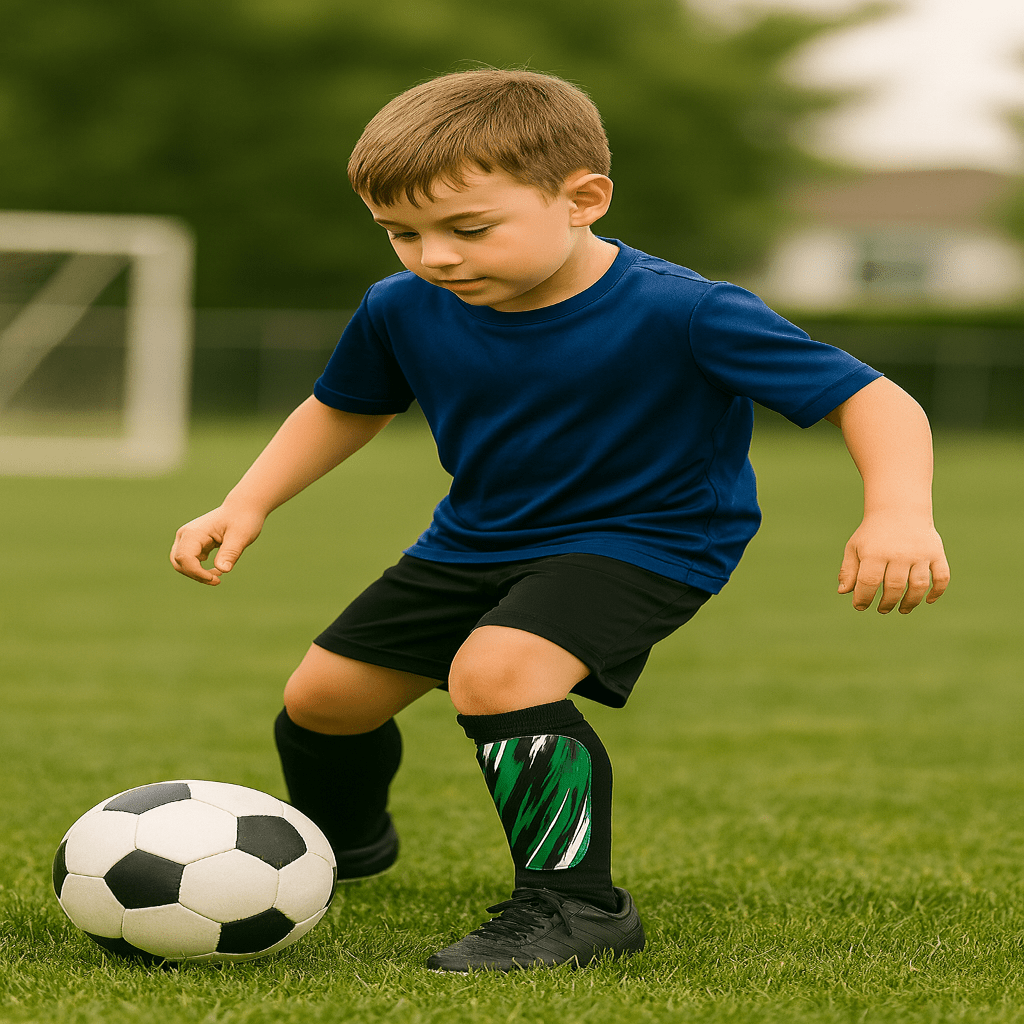 AeroGuard Kid Shin Guards Lightweight Durable Football Protection